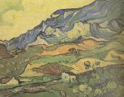 Vincent Van Gogh Les Alpilles,Mountainous Landscape near Saint-Remy (nn04) USA oil painting reproduction